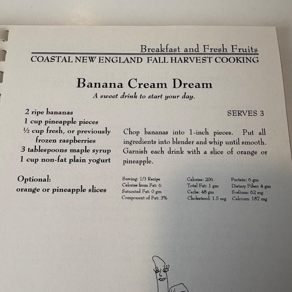 Lot 2 Coastal New England Spiral Hardcover Favorite New England Recipes Cookbook - Picture 12 of 15